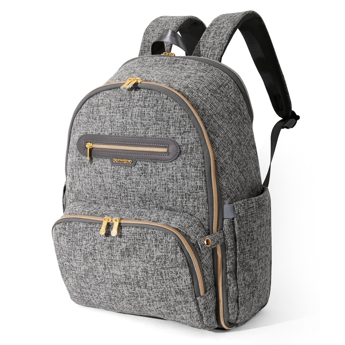 Convertible Tweed Diaper Backpack