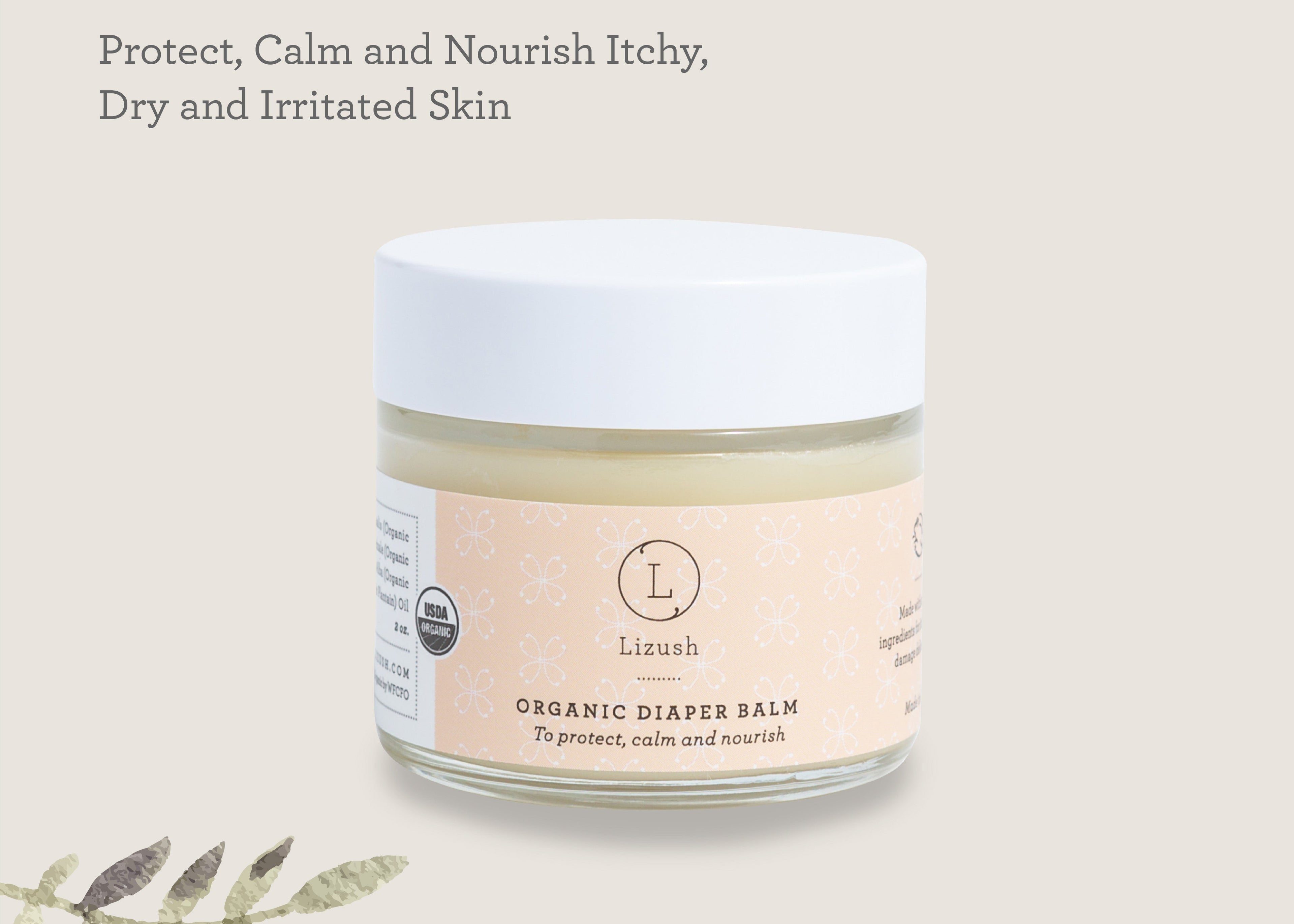 USDA Organic Diaper Balm – Natural Baby Skin Balm
