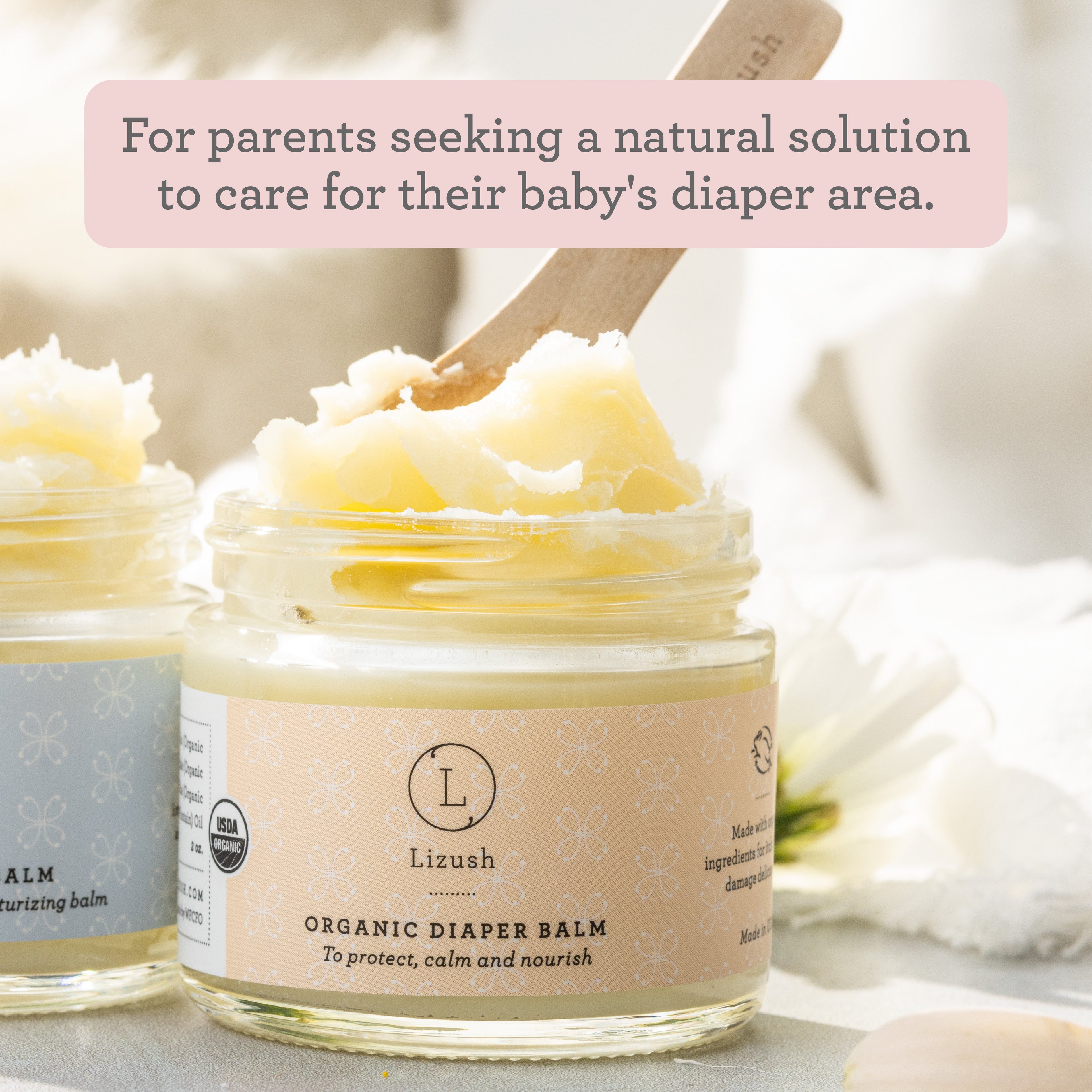 USDA Organic Diaper Balm – Natural Baby Skin Balm