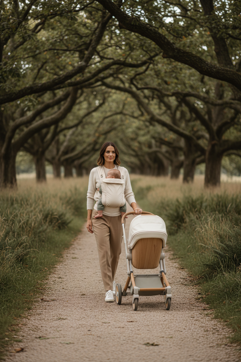 On the Go - Mother and Baby