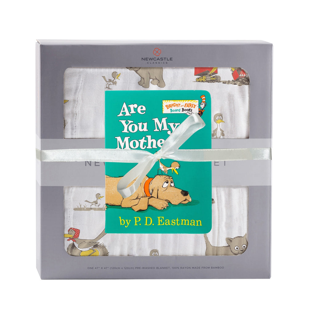 Are You My Mother? Bamboo Muslin Blanket & Book Gift Set